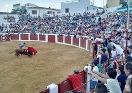 Festejos taurinos en Navas.