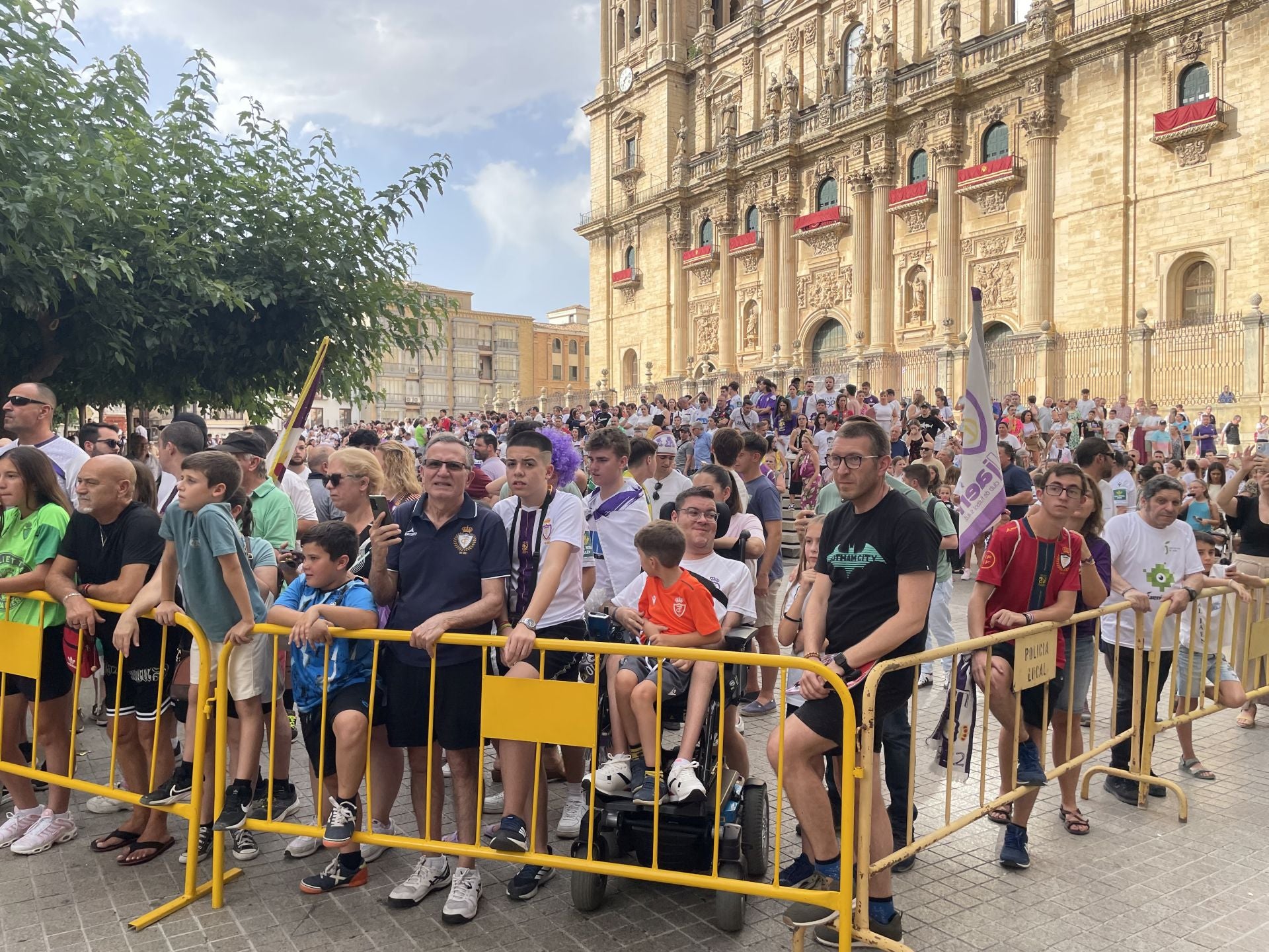 La fiesta del ascenso del Real Jaén, en imágenes