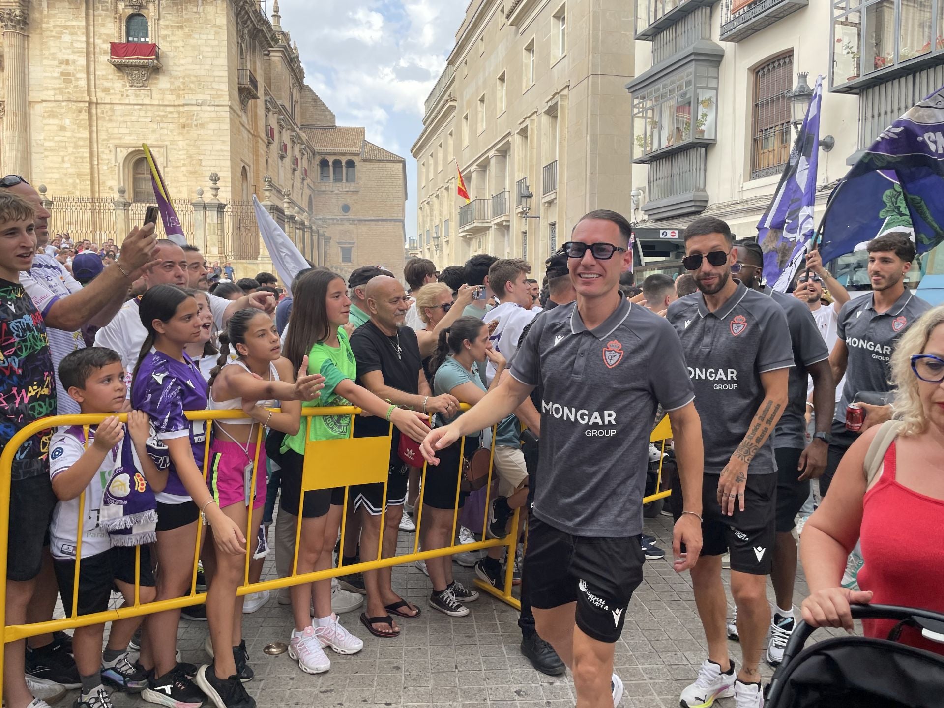 La fiesta del ascenso del Real Jaén, en imágenes