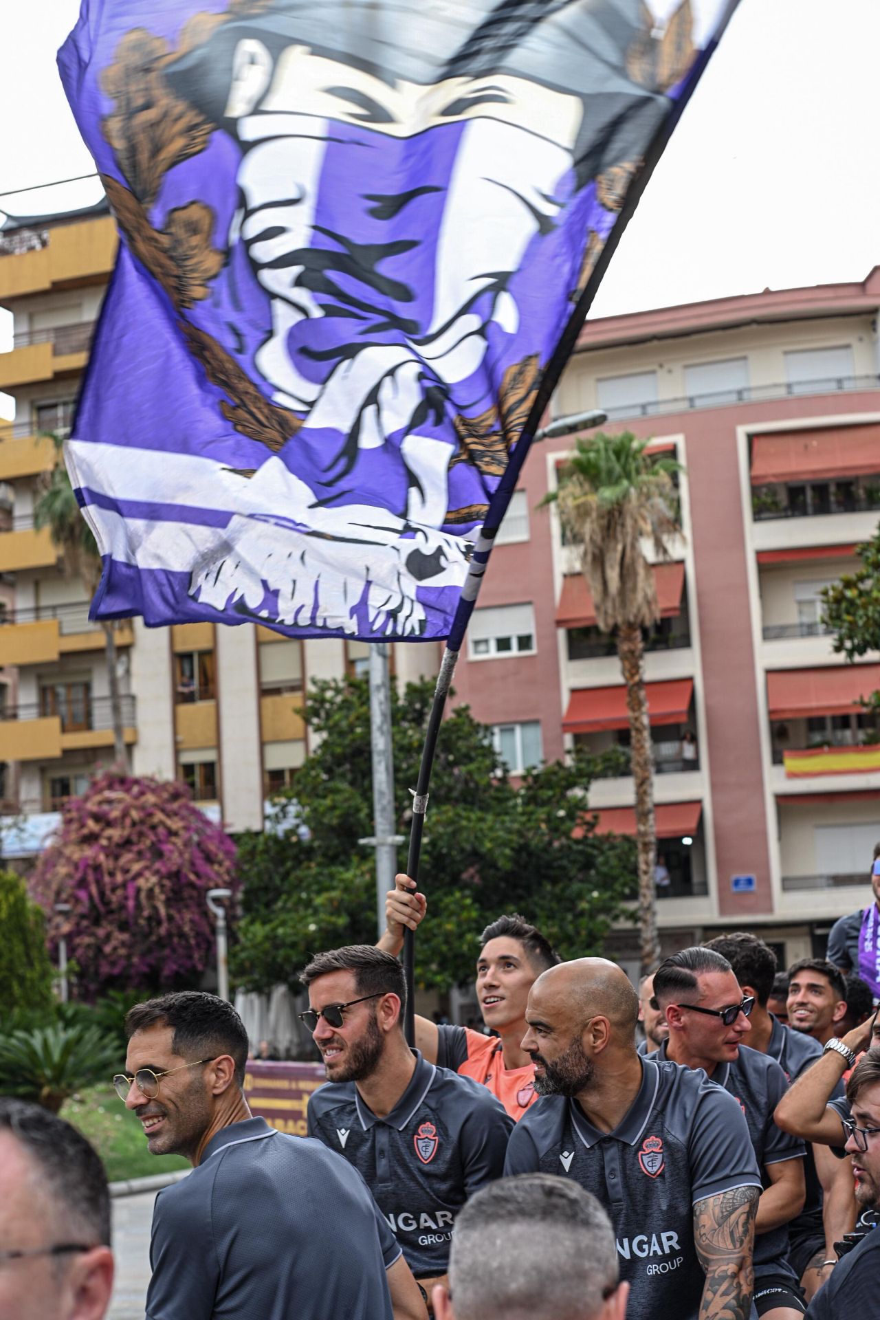 La fiesta del ascenso del Real Jaén, en imágenes