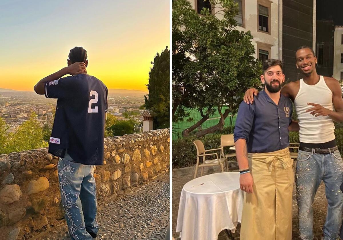 La visita a Granada del campeón de la NBA y MVP Shai...
