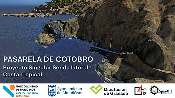 Proyecto de pasarela entre el puerto Marina del Este y la playa de Cotobro