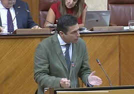Rafael Márquez, en su última intervención en el Parlamento.