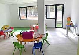 Instalaciones del Centro de Educación Infantil Aventura Mágica que abrió sus puertas en septiembre de 2024 en la Vega de Acá.