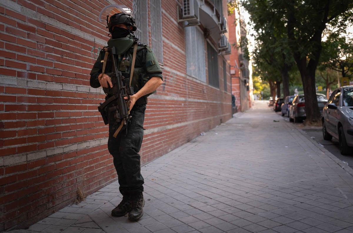 Las imágenes de la redada de la Guardia Civil contra un clan de atracadores