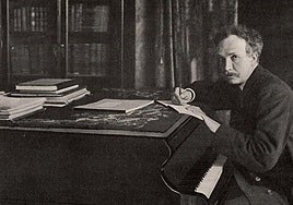 Stratuss al piano en 1902.