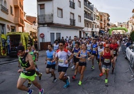 Corredores del Gran Premio en una prueba anterior.
