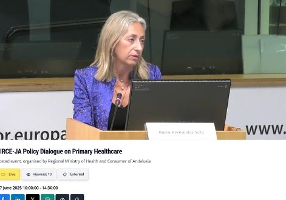 La consejera de Salud y Consumo, Rocío Hernández