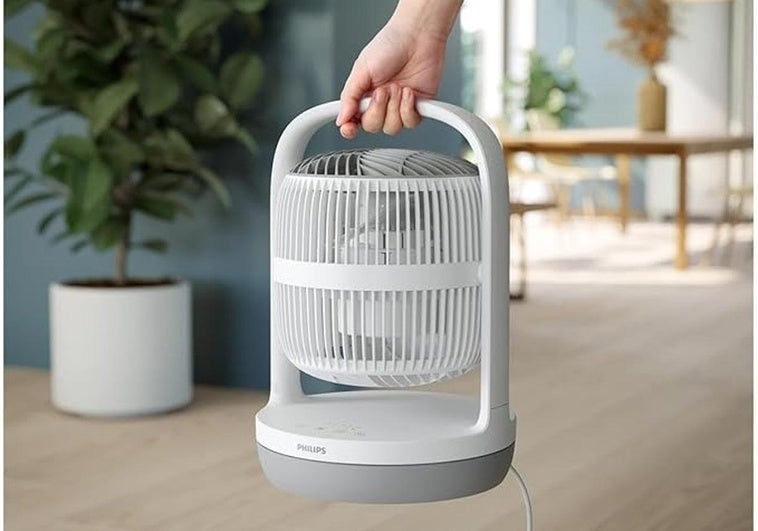 El ventilador portátil de Philips de Amazon que causa furor ante el calor extremo