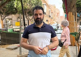 El portavoz de Vox en el ayuntamiento de Almería, Juan Francisco Rojas.