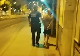 Momento de la detención en Maracena.
