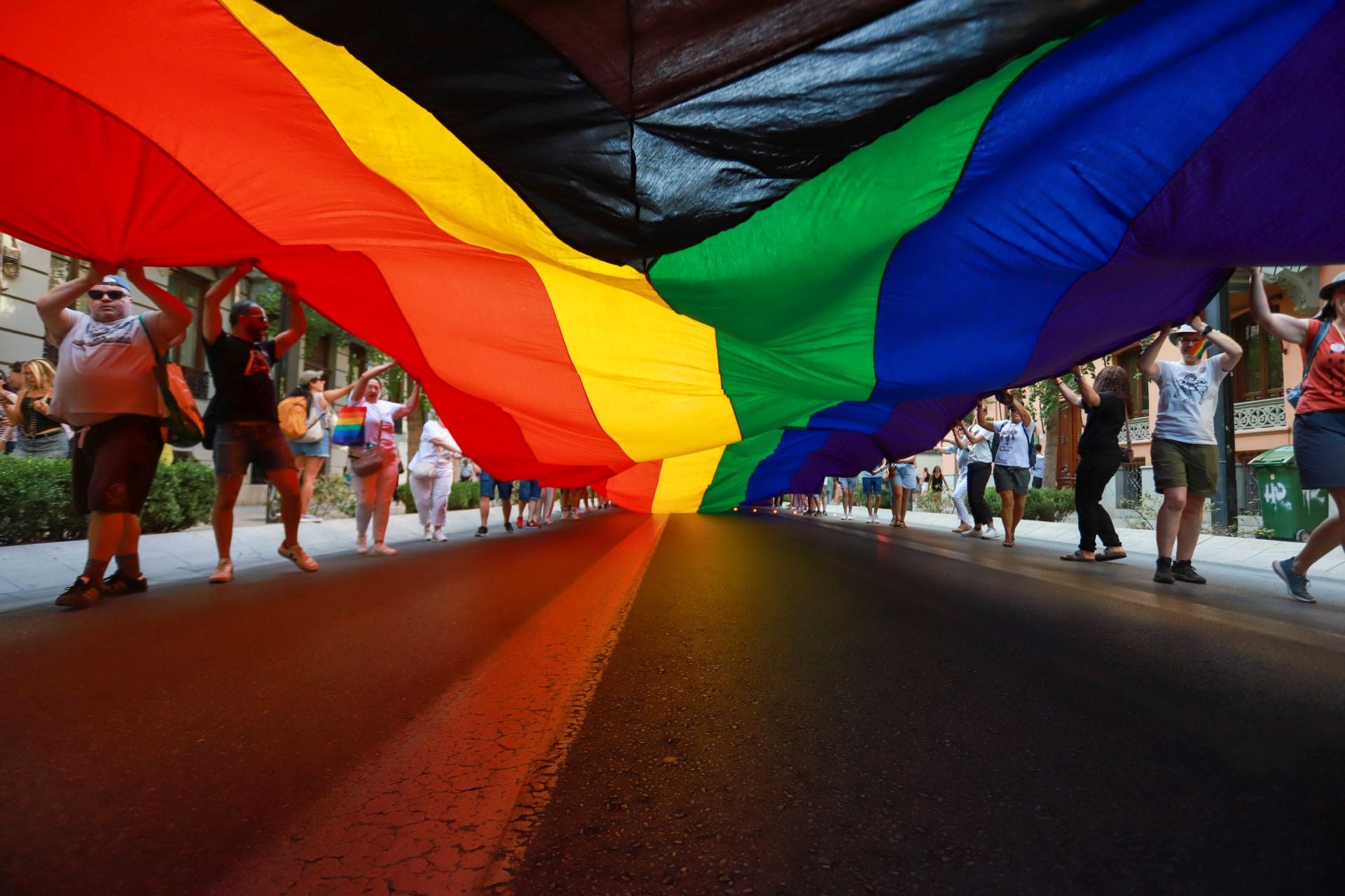 Las imágenes de la manifestación del Orgullo en Granada