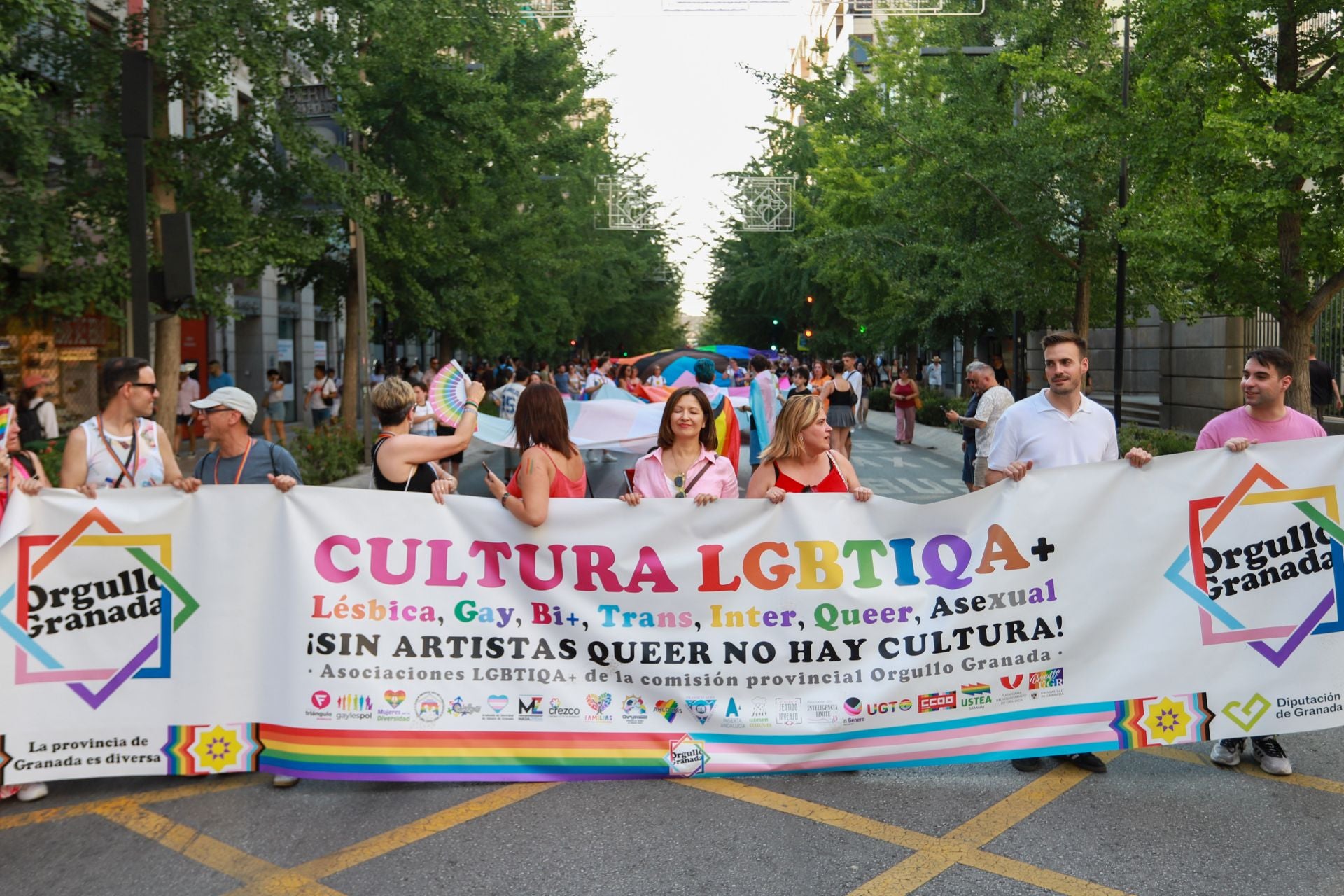 Las imágenes de la manifestación del Orgullo en Granada