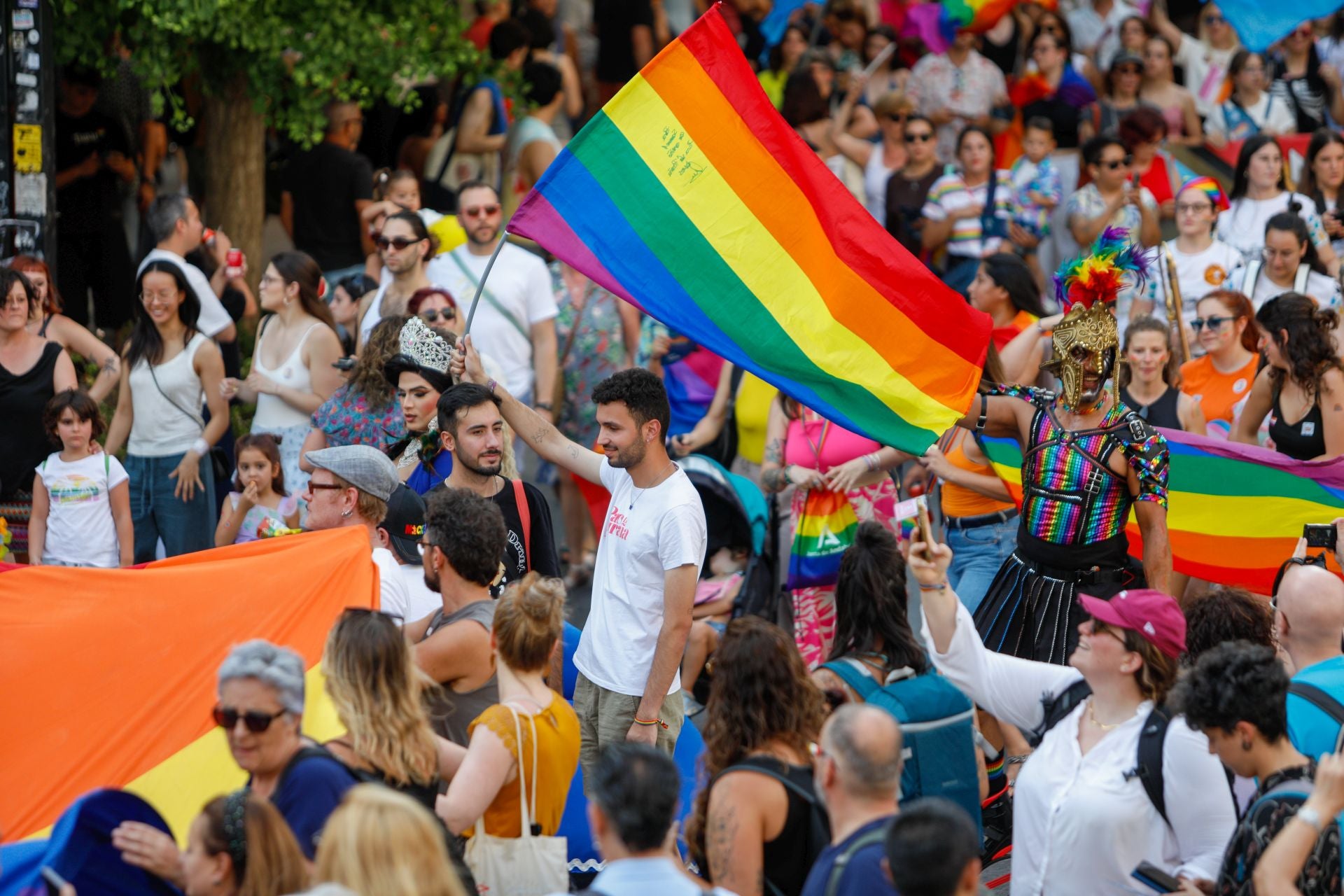 Las imágenes de la manifestación del Orgullo en Granada