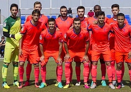El Granada, durante un amistoso en el Pinatar Arena en 2016.