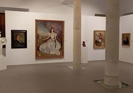 Una de las salas del interior del Museo del Realismo Español Contemporáneo.