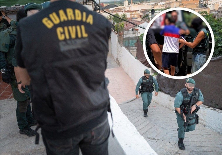 En libertad los siete atracadores detenidos por la Guardia Civil en una operación en Granada