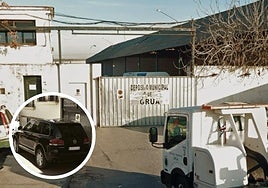 La «surrealista» situación en el depósito de la grúa.