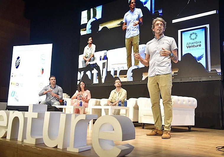 María Niebla, Fran Antequera, Emilio Solís y Daniel Burgos, de Centro Misión.
