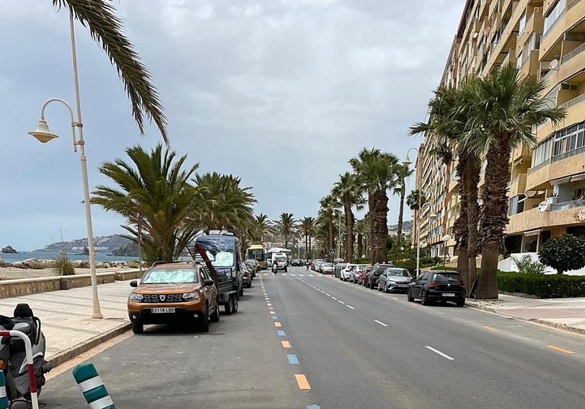 Zona Naranja paseo marítimo Reina Sofia