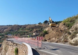Las obras de emergencia en la carretera A-1075 a su paso por Alhama de Almería suponen una inversión de 214.000 euros