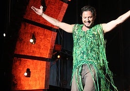 Manuel Carrasco en una actuación reciente.