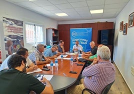 Reunión de los regantes.