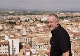 Tunick, durante su visita a Granada para buscar localizaciones.