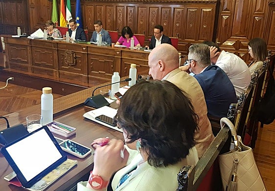 Pleno ordinario de la Diputación de Jaén.