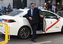 Daniel F. M., a su llegada al Tribunal Supremo.