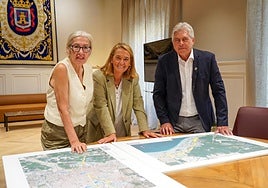 Planos de los trazos por asfaltar.