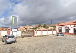 Entorno de la estación de tren en Guadix.
