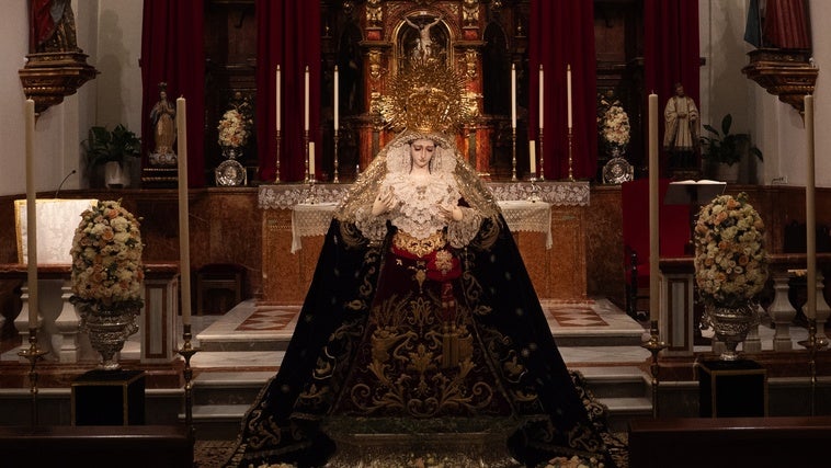 Los detalles de la espectacular restauración de la Virgen de los Ferroviarios