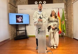 Francisco Javier Lozano y Yolanda Caballero presentan las Fiestas Calatravas de Alcaudete.