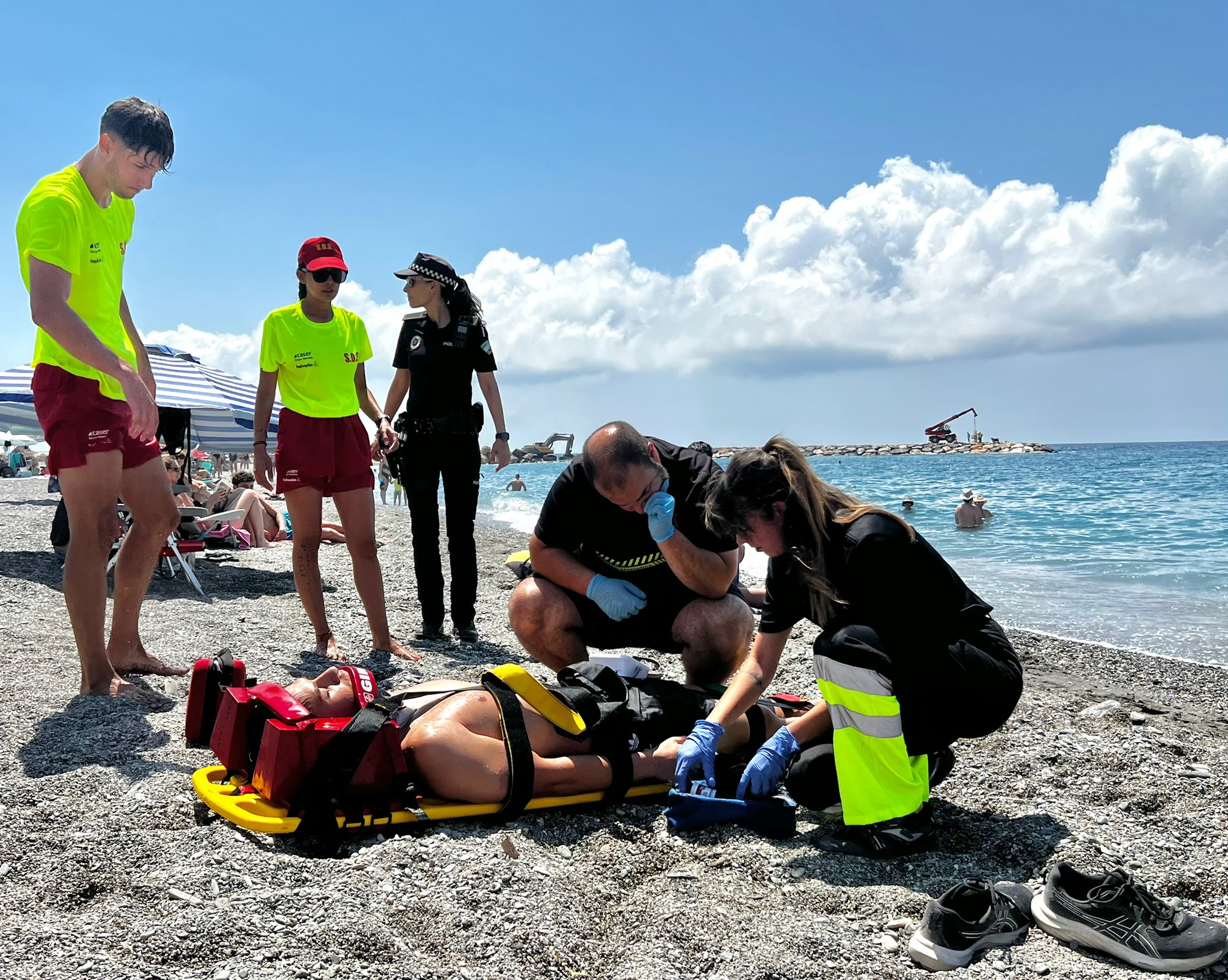 Dentro del &#039;accidente imprudente&#039; en Playa Granada