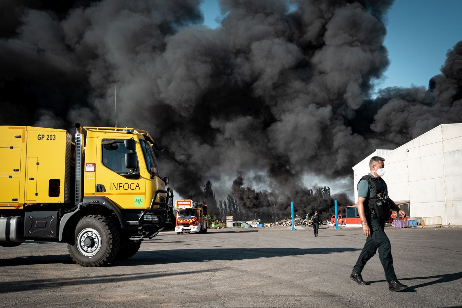 El incendio de Padul, desde dentro