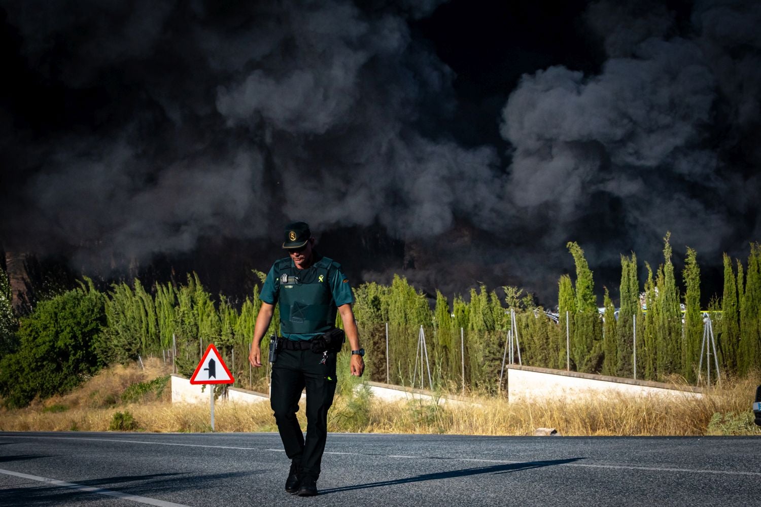 El incendio de Padul, desde dentro