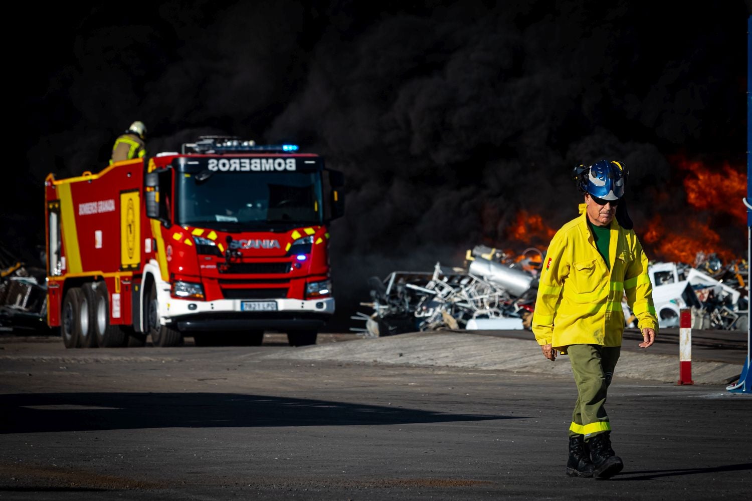 El incendio de Padul, desde dentro