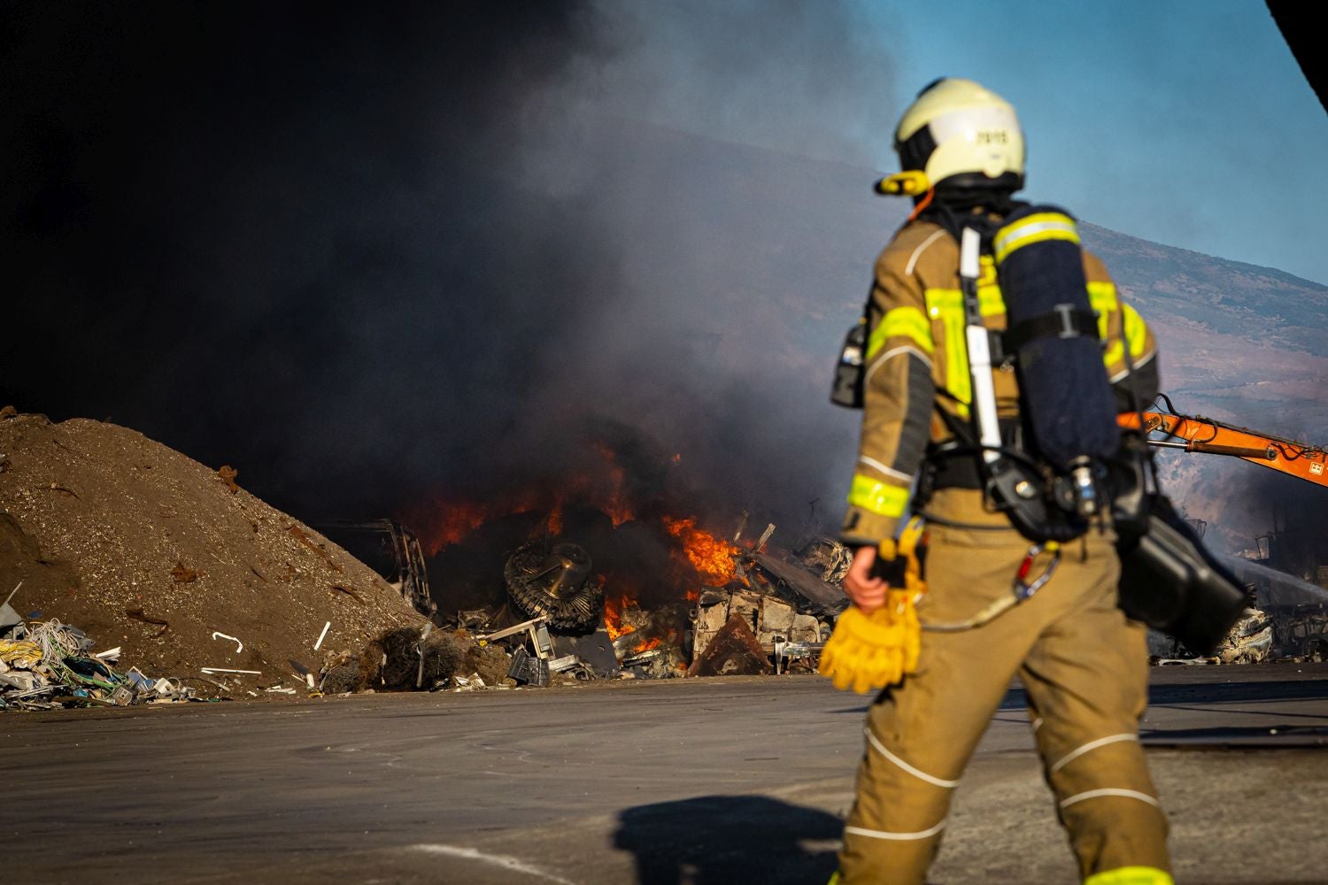 El incendio de Padul, desde dentro