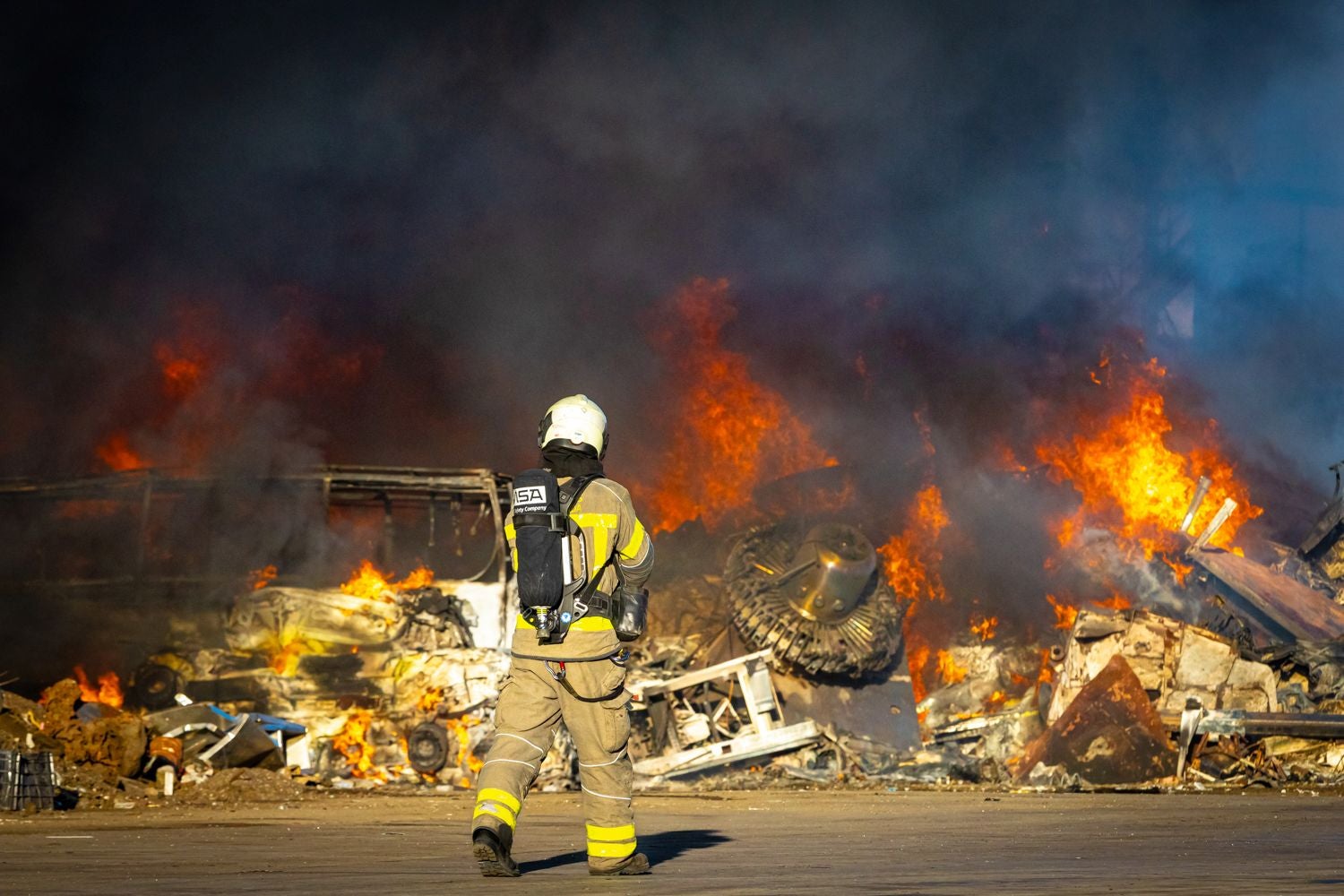 El incendio de Padul, desde dentro