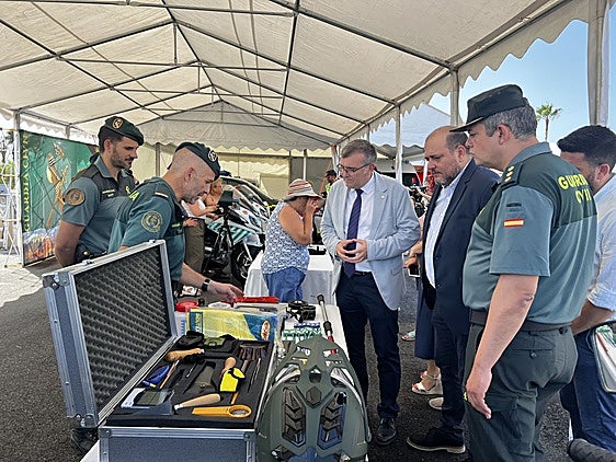 Presentación del dispositivo de la Guardia Civil.
