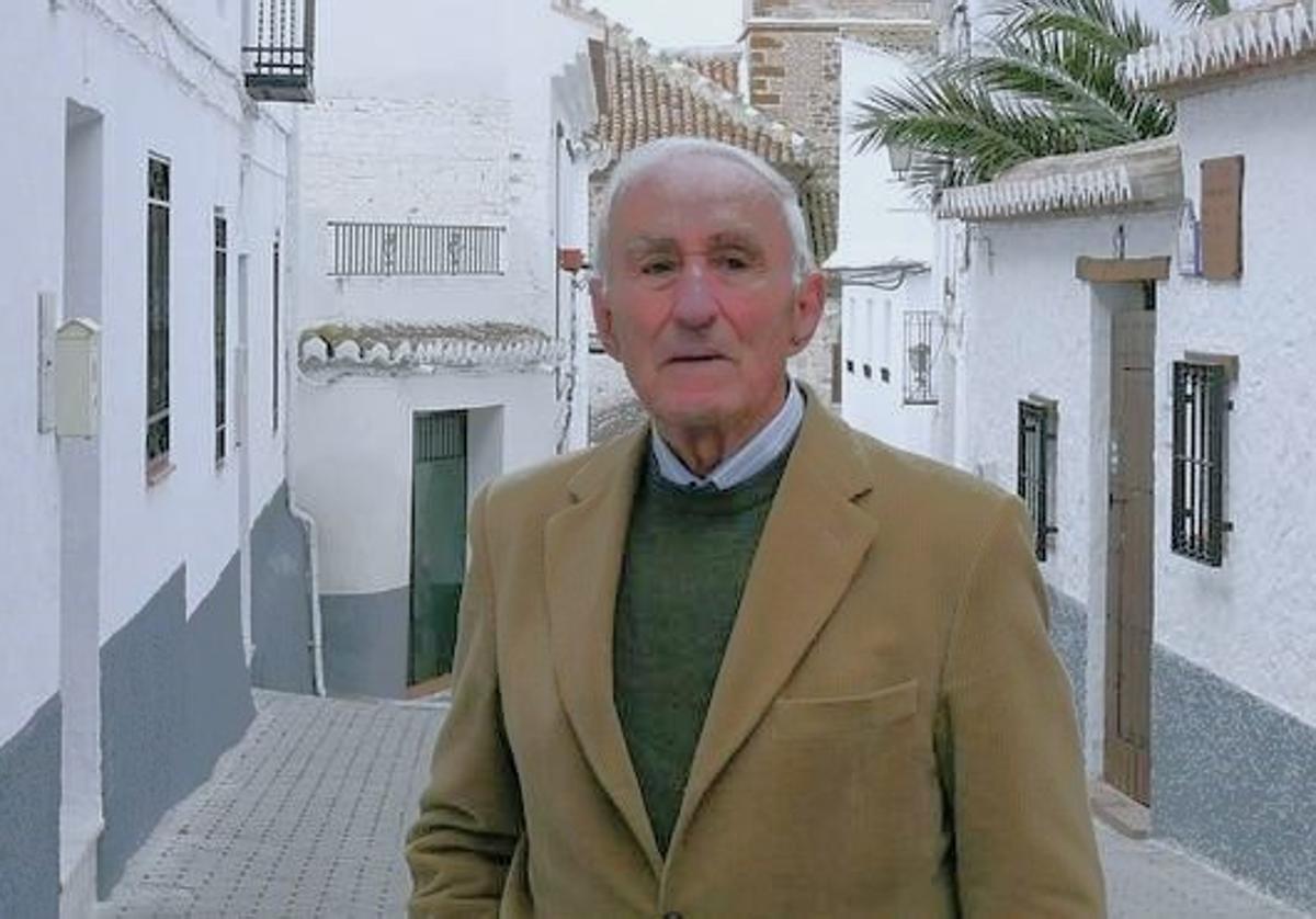 Jesús Robles, en su pueblo de Nigüelas