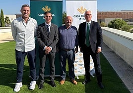 Por la izquierda, los dos firmantes del convenio Fran Anera y Fernando Planelles.