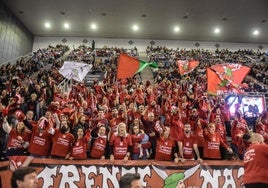 Aficionados del Covirán, en un partido.