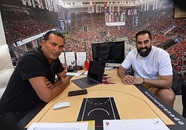 Óscar Fernández-Arenas y Ramón Díaz, este miércoles.