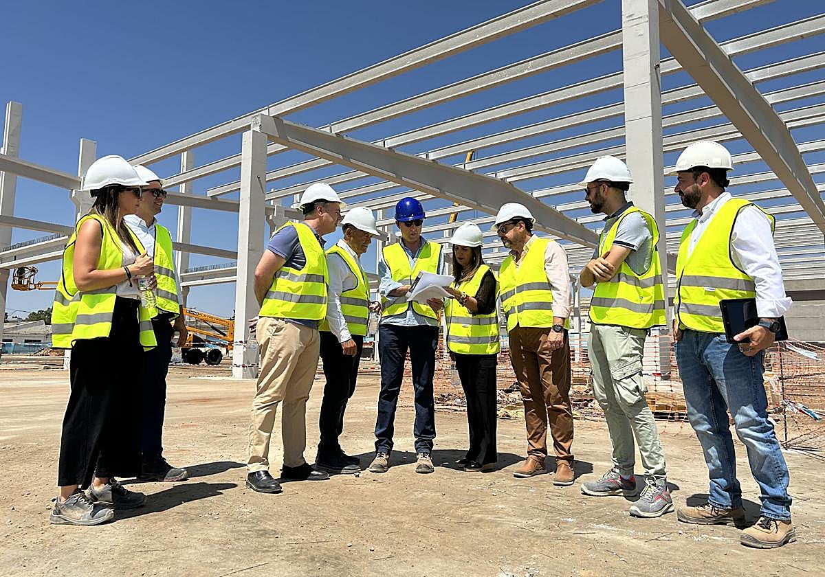 Las instalaciones de la empresa china Desay se están construyendo en Santana.