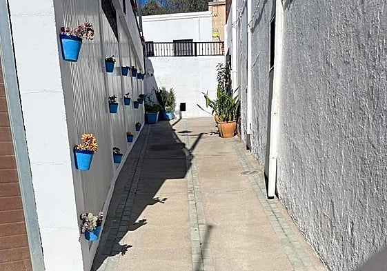 Una calle del municipio de Felix.