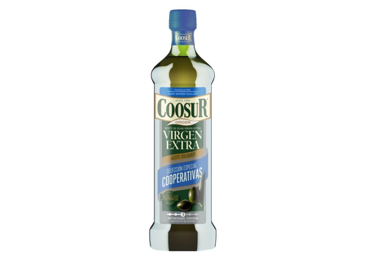 El aceite de oliva virgen extra de Coosur a un precio reducido.