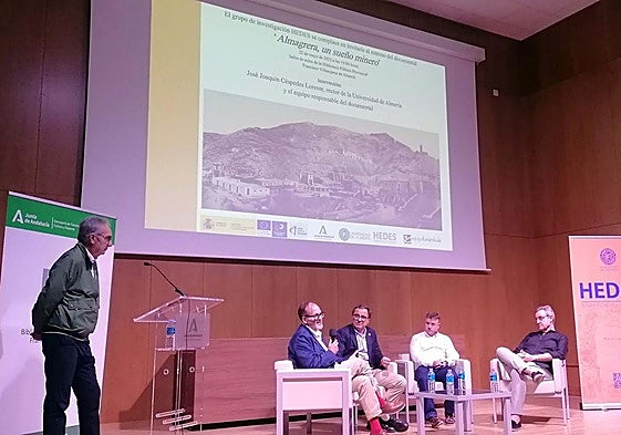 Momento del curso de verano sobre el legado minero en la provincia de Almería.