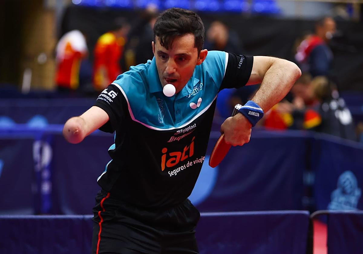 José Manuel Ruiz, en plena competición.